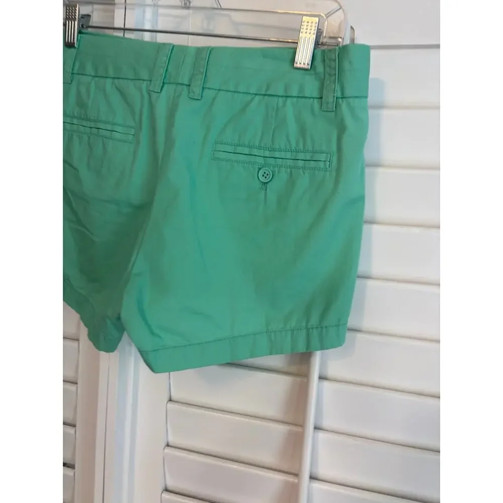 J. Crew Mint Broken In Chino Shorts Size 10